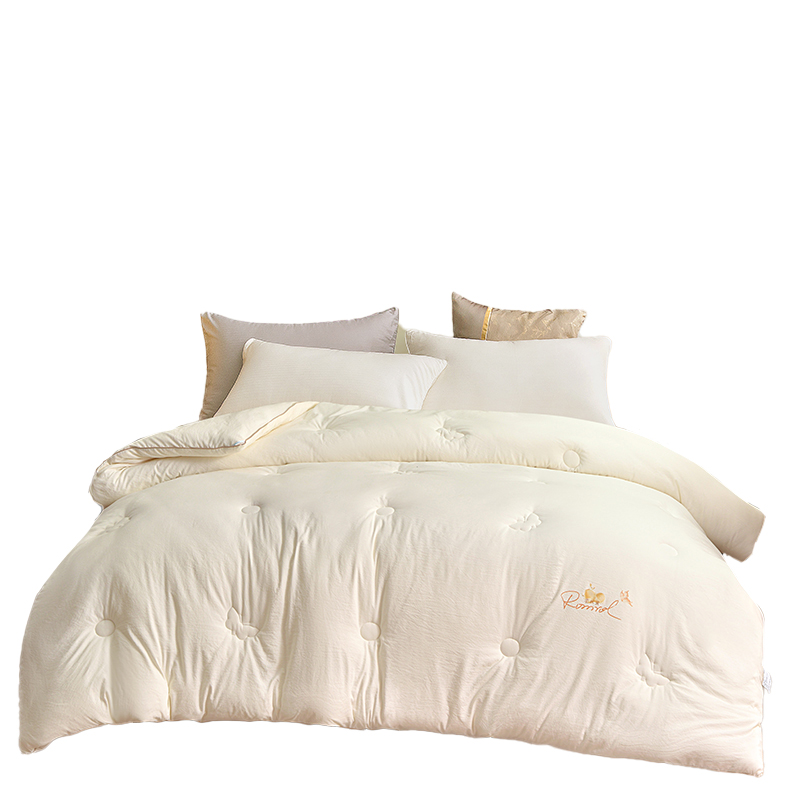罗曼罗兰（ROMROL） 蚕蛹蛋白冬被 DB002 200cm*230cm 奶白色（单位：床）