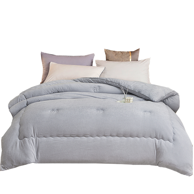 罗曼罗兰（ROMROL） 石墨烯澳洲羊毛被 DB003 200*230cm  灰色（单位：床）