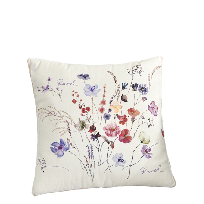 罗曼罗兰（ROMROL） 浮花抱枕被 ZT001 105*145cm  白色（单位：只）