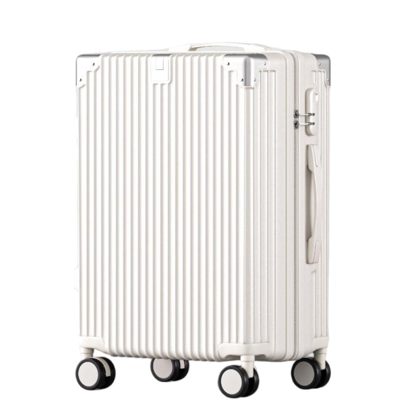 马克华菲 新款旅行箱结实耐用大容量 拉杆箱 MK-F001 升级款 20寸 奶白色（单位：个）