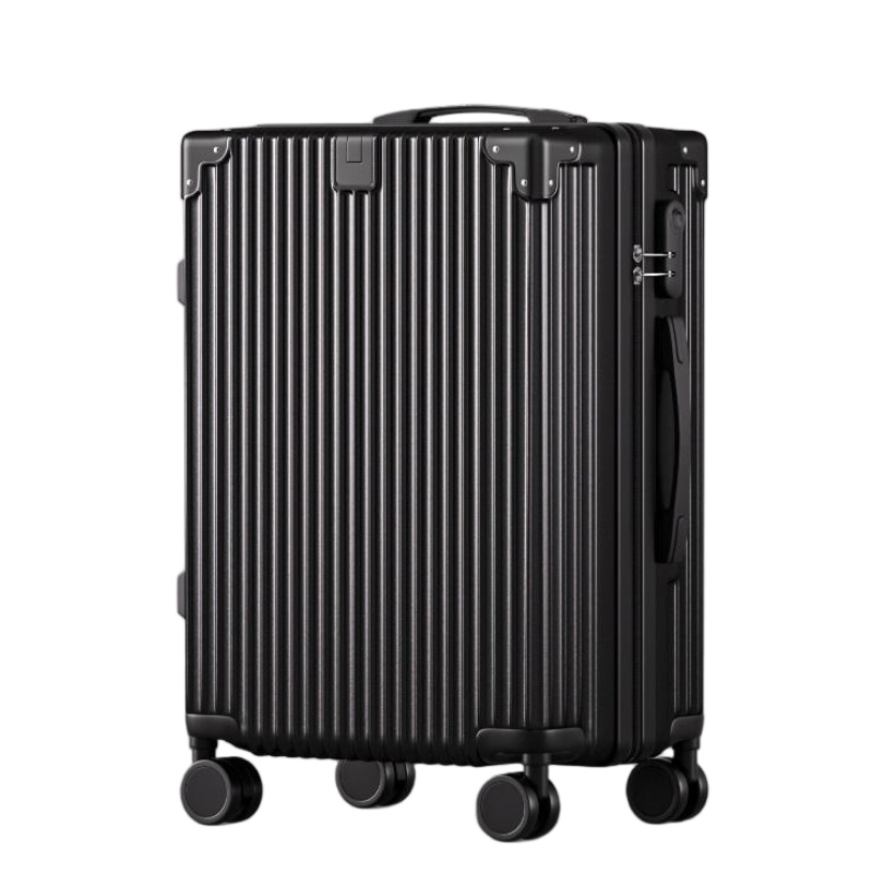 马克华菲 新款旅行箱结实耐用大容量 拉杆箱 MK-F001 升级款 24寸 曜石黑（单位：个）