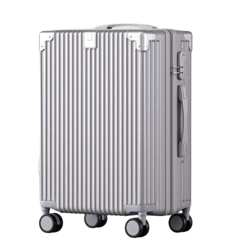 马克华菲 新款旅行箱结实耐用大容量 拉杆箱 MK-F001 升级款 24寸 流光银（单位：个）