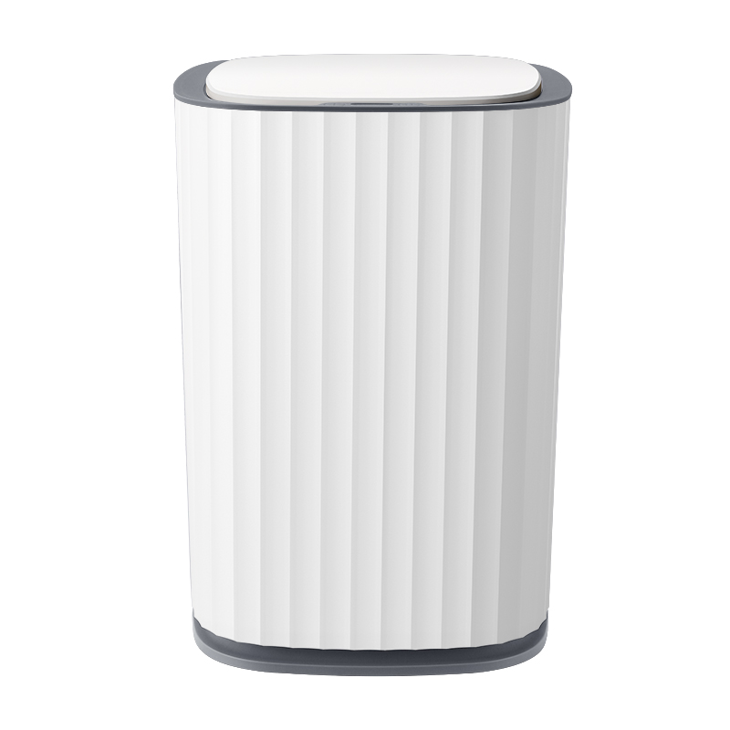 洁安惠 塑料感应垃圾桶（充电款） 5911D 15升 白灰（单位：台）