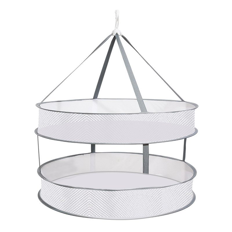 优勤（YOUQIN） 圆形晒衣网有围栏-双层大号 JR-YXSYWYWL-HSSCDH61*80#-1009N 61*80cm 灰色（单位：个）