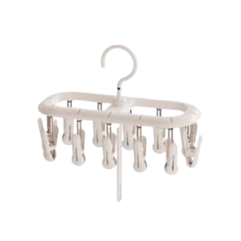 优勤（YOUQIN） 阳光晾晒架12夹 JR-YG-3351AYGLSJ12J-BS-975Y 26.5*12*15cm 白色（单位：个）