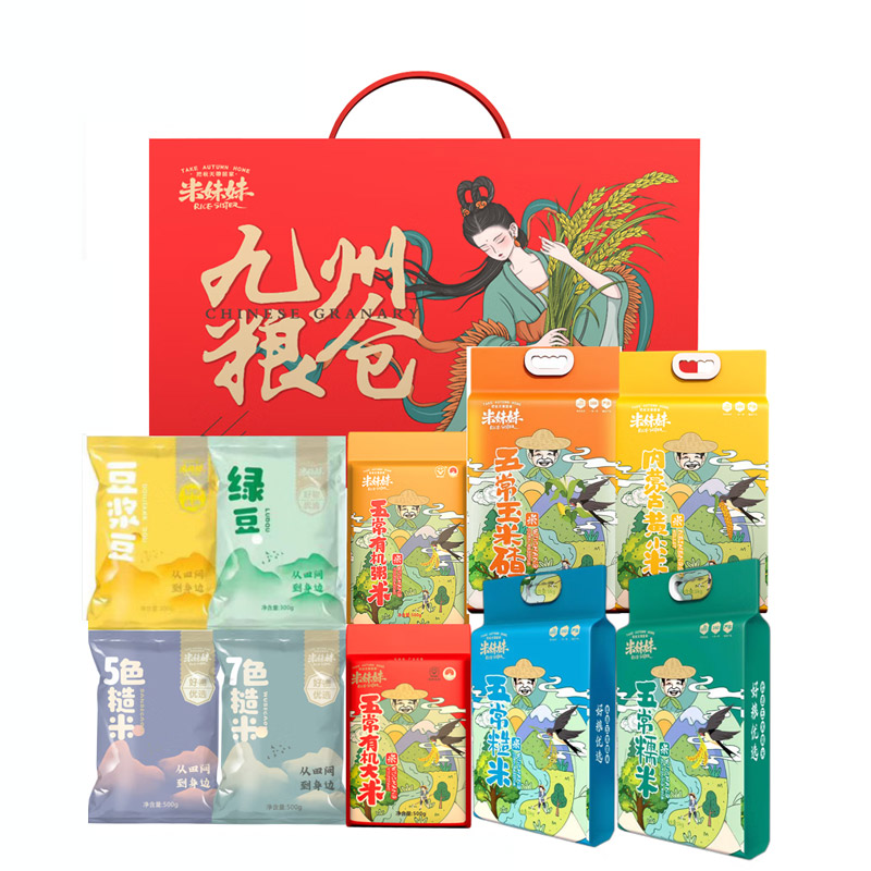 米妹妹（MIMEIMEI） 组合 九州粮仓大礼包 6.6kg  混色（单位：盒）