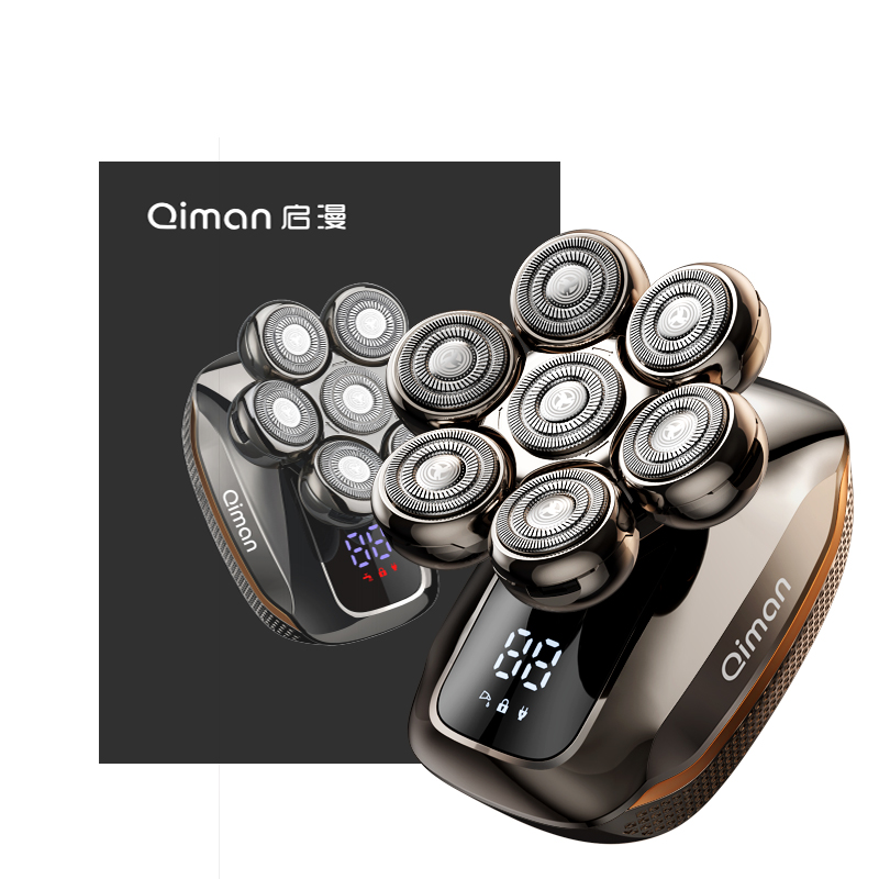 启漫 剃须刀理发器二合一 QM8005 5v 黑色（单位：个）