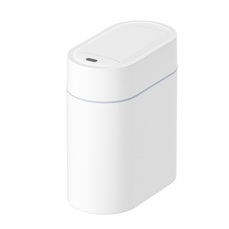 洁安惠 自动铺袋双开门感应垃圾桶（直充款） 6737ZD 9升  白色（单位：台）