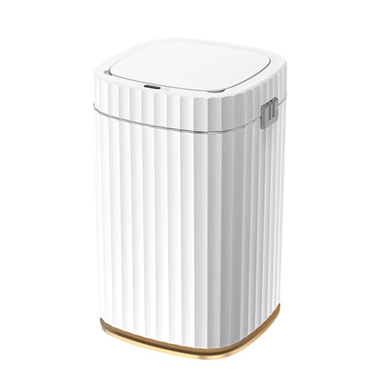 洁安惠 抽绳打包塑料感应垃圾桶（充电款） 5912D 15升 白金（单位：台）
