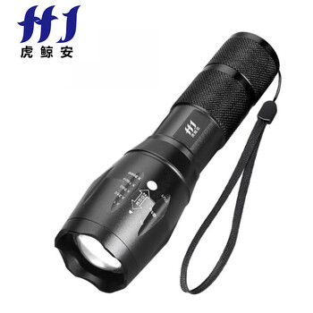 虎鲸安 消防应急手电 变焦强光手电 HJ-007 28mm*135mm 黑色（单位：支）