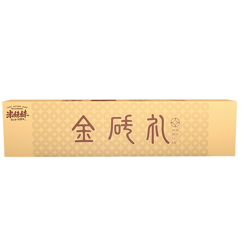 米妹妹（MIMEIMEI） 大米组合 金砖礼 900g 金色（单位：盒）