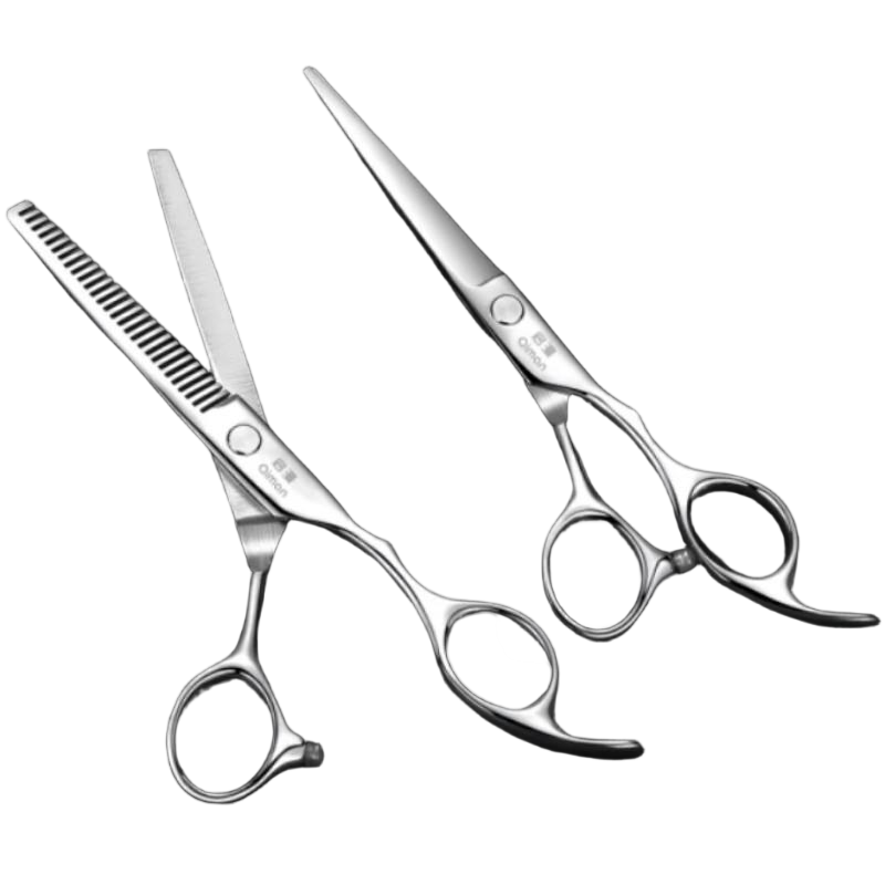 启漫 理发剪刀 QM02套装 100g 银色（单位：个）