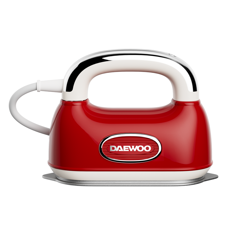 大宇（DAEWOO） 大宇手持式蒸汽电熨斗 HI-045 140ml  复古红（单位：台）