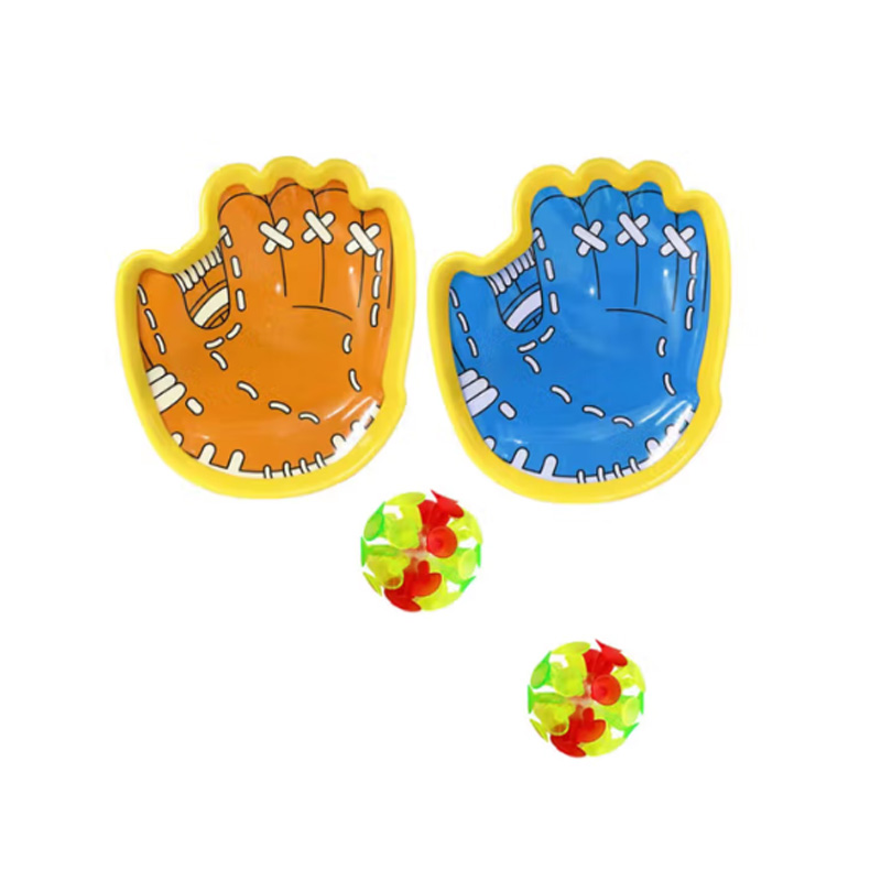 钧捷 趣味抛接球 室内户外亲子运动玩具1组 手掌吸盘球【2掌拍2球】 50g 混色（单位：组）