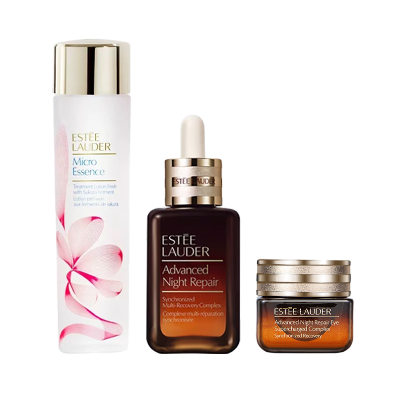 雅诗兰黛（Estee Lauder） 护肤礼盒 ZB-002【专柜款】 精华露50ml+眼霜15ml+精华露200ml 混色（单位：盒）