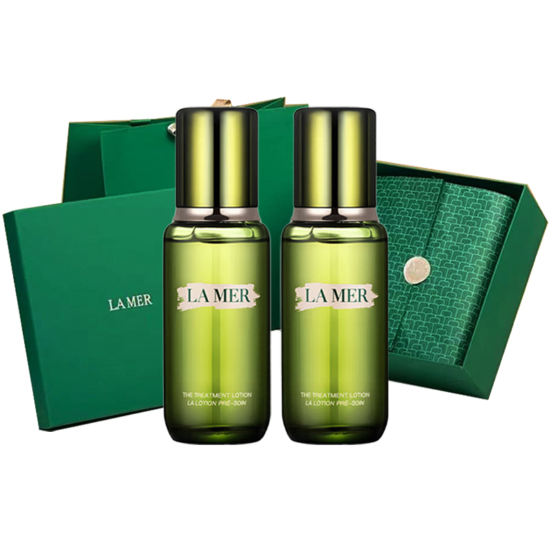 海蓝之谜（LA MER） 精粹水礼盒 ZB-005【专柜款】 150ml*2 绿色（单位：盒）