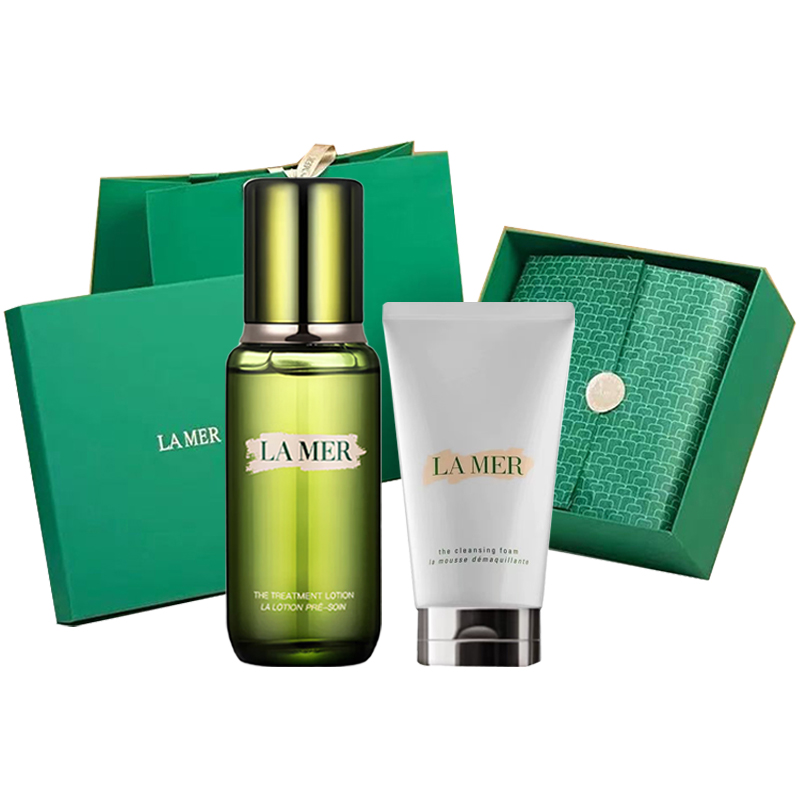 海蓝之谜（LA MER） 修护净澈套装 ZB-013【专柜款】 150ml+125ml 绿色（单位：盒）