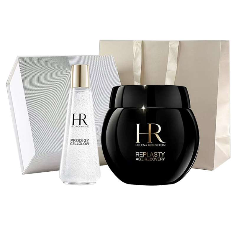 赫莲娜（HELENA RUBINSTEIN） 强韧修护光采套装 ZB-016【专柜款】 黑绷带50ml+小露珠200ml 黑白（单位：盒）