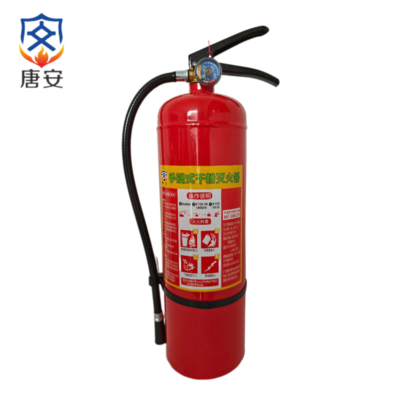 唐安（TANGAN） 手提式干粉灭火器 4公斤 MF/ABCE4 490*130mm  红色（单位：瓶）