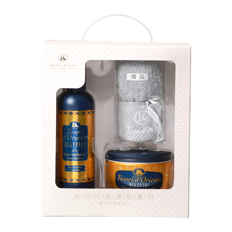 东方宝石（Tesori D&rsquo;oriente） 淋浴滋养套装 埃及艳后 550ml 白色（单位：盒）