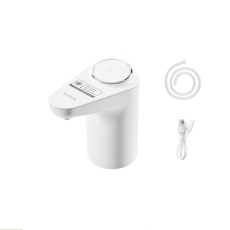 苏泊尔（SUPOR） 桶装水电动抽上水器 KGE14AB10 1200mA 白色（单位：个）