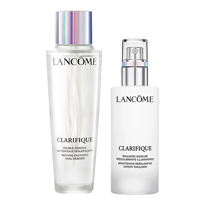 兰蔻（LANCOME） 极光焕亮水乳套装 ZB-019【专柜款】 水150ml+乳75ml 白色（单位：盒）