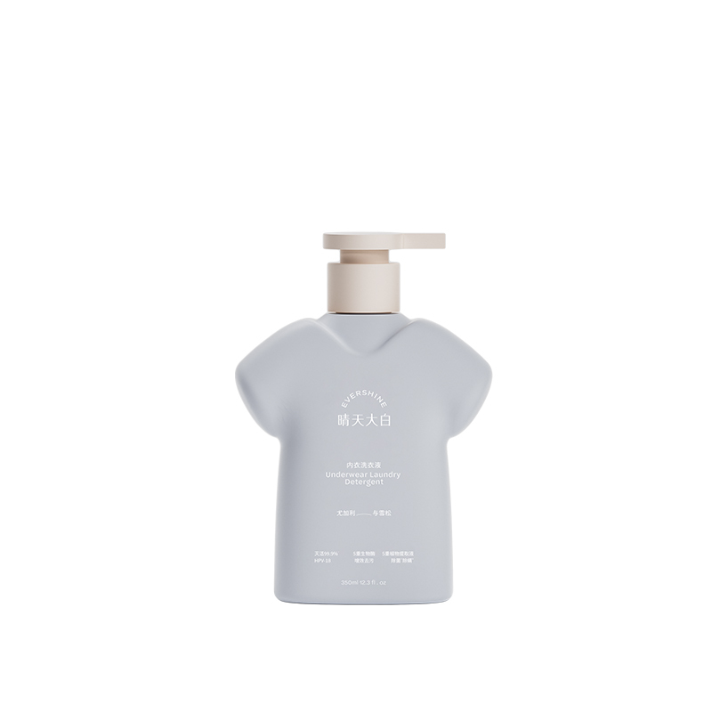 evershine 内衣洗衣液专用液抗菌 尤加利与雪松 350ml*1 深蓝色（单位：瓶）