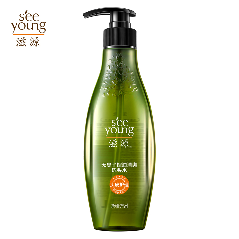 滋源（seeyoung） 洗头水 无患子控油清爽 265ml*1瓶 绿色（单位：瓶）