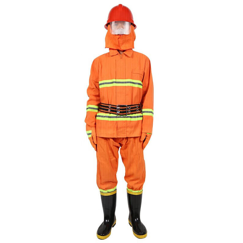 虎鲸安 97式消防服五件套 HJ-XFFWJT-97 350*350*100MM 橘红色（单位：套）