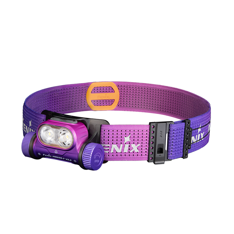 FENIX  越野跑头灯镁合金轻量化户外头灯 HM65R-T V2.0 80*46.8*34.9mm 星云粉（单位：个）
