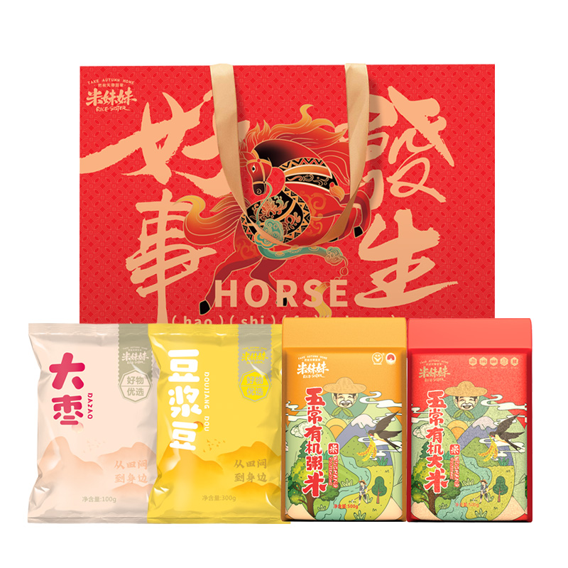 米妹妹（MIMEIMEI） 大米组合 好事發生 1.4kg 红色（单位：盒）