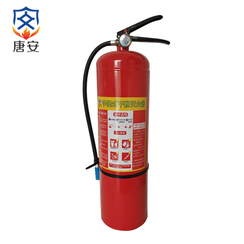 唐安（TANGAN） 手提式干粉灭火器 8公斤 MF/ABCE8 640*160mm  红色（单位：瓶）