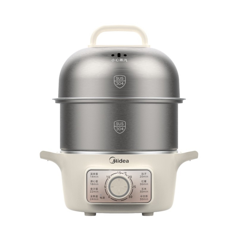 美的（Midea） 煮蛋器 MZ-ZDE16T72 双层 杏白色（单位：台）