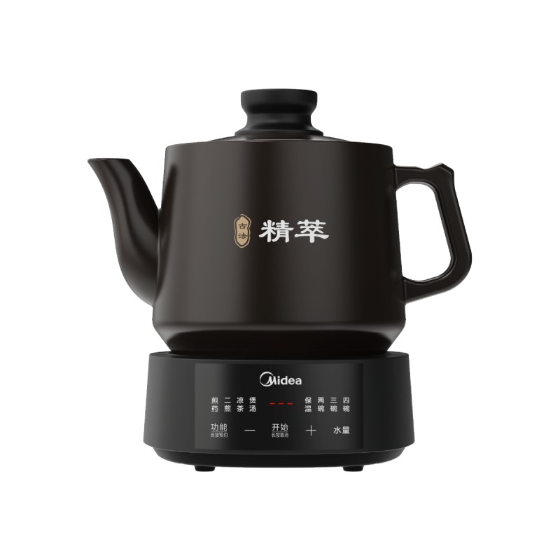 美的（Midea） 煎药壶（含有陶瓷碗） MD-JYC3558 3.5L  黑色（单位：台）