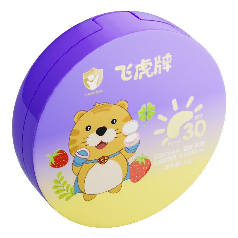 飞虎牌 儿童防晒乳(气垫型) Esschan倍护亲肤 15g  蓝色（单位：瓶）