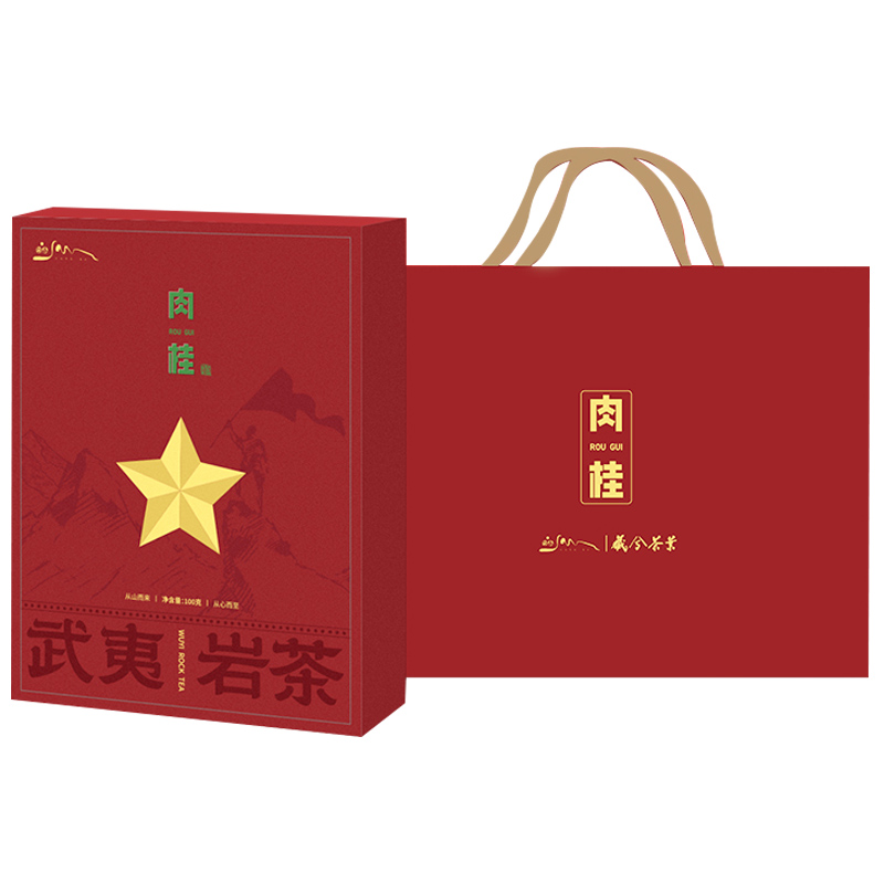 茶吉缘 藏兮 茶话百年 武夷岩茶肉桂 乌龙茶 100g（8.3g*12泡）  （单位：盒）