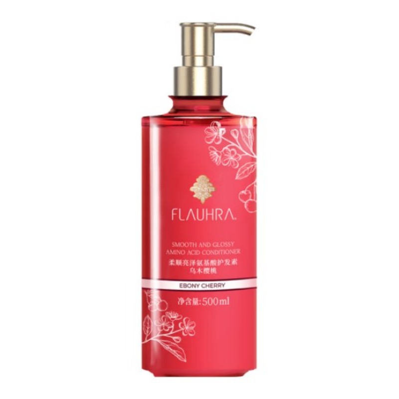 蜂花（BEE&FLOWER） 柔顺亮泽氨基酸护发素 乌木樱桃 500mL  粉红色（单位：瓶）