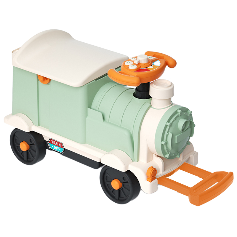 欣格 儿童维修工具滑行火车 玩具溜溜车 47*22*34cm 混色（单位：辆）