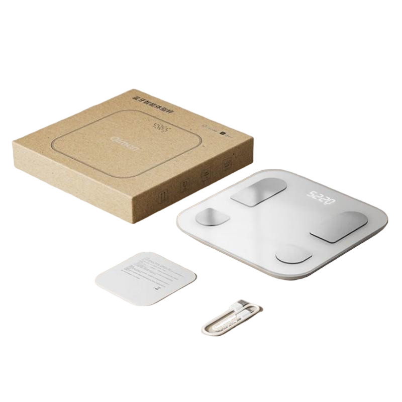 启漫 体脂秤 QM1300 260*260*22  白色（单位：个）