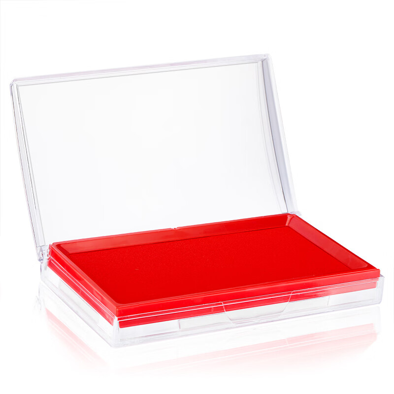 得力(deli) 快干印台 9864 12个 红色（单位：套）