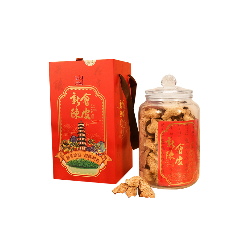 昀品堂 盛世典藏新会干仓10年陈皮礼盒 QC-202313 250g 橙色（单位：盒）