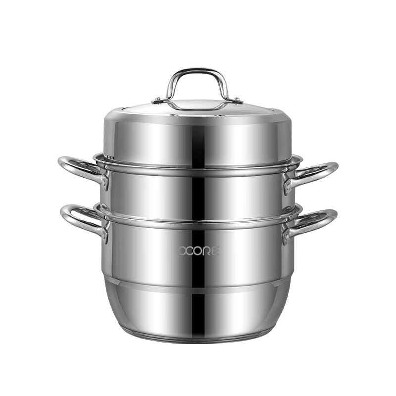 物芯质造 匠味三层蒸锅 米利MIVI 28cm 不锈钢色（单位：个）