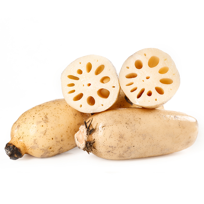 食欲跳动 粉糯清香  藕质新鲜 湖北洪湖粉藕 3斤（约3-5节） 红色（单位：箱）