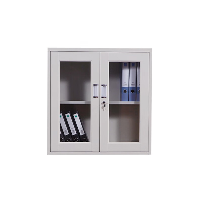 企诺 办公文件柜档案柜矮柜通玻矮柜  QNGa17A1-04PA 850*390*920mm|0.4mm  灰白色（单位：个）