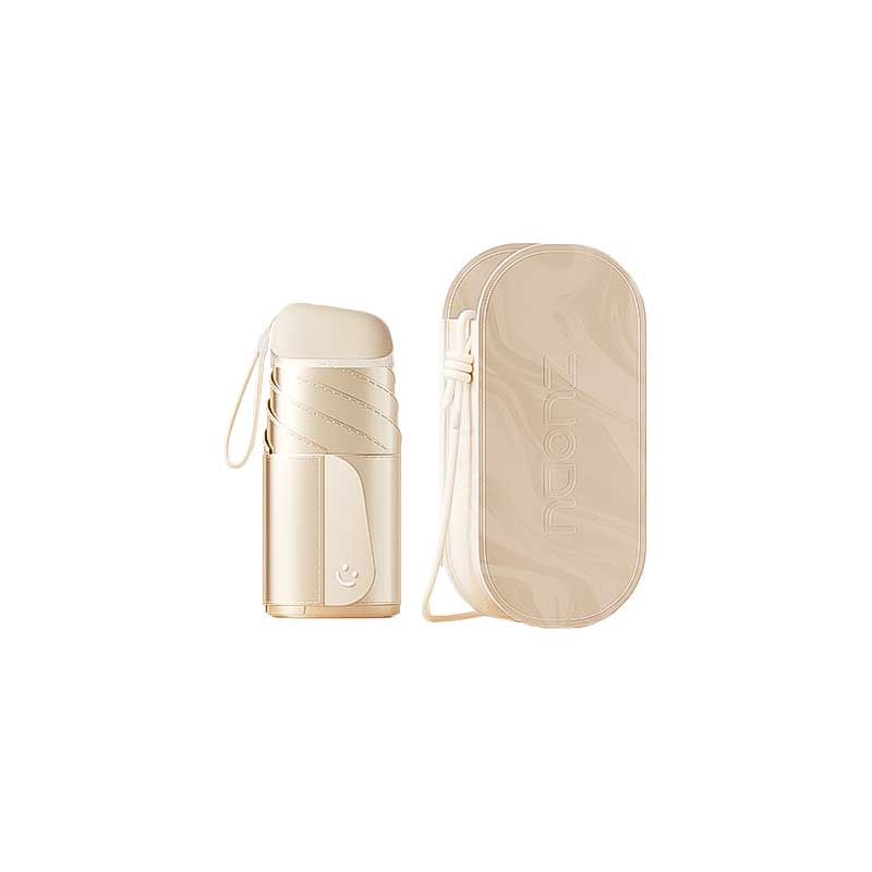 左都（ZUODU） 雨伞 ZD212 45cm*6骨 六折 香槟金（单位：把）