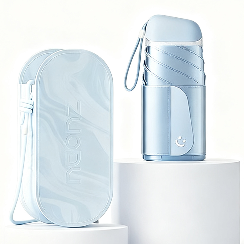 左都（ZUODU） 雨伞 ZD212 45cm*6骨 六折 铂金蓝（单位：把）