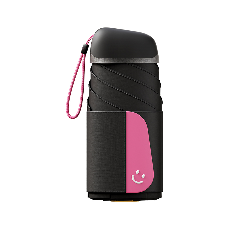 左都（ZUODU） 雨伞 ZD2546 46cm*6骨 六折 黑色（单位：把）