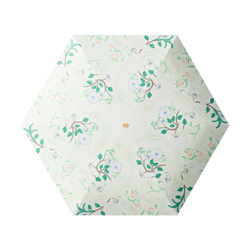 左都（ZUODU） 雨伞 ZD2507 46cm*6骨 六折 青韵（单位：把）