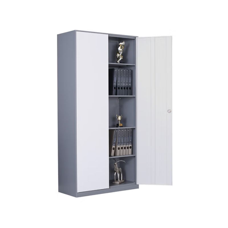 企诺 两门文件柜加厚套色  QNGa05A1-05GW 900*400*1850mm|0.6mm  灰白色（单位：个）