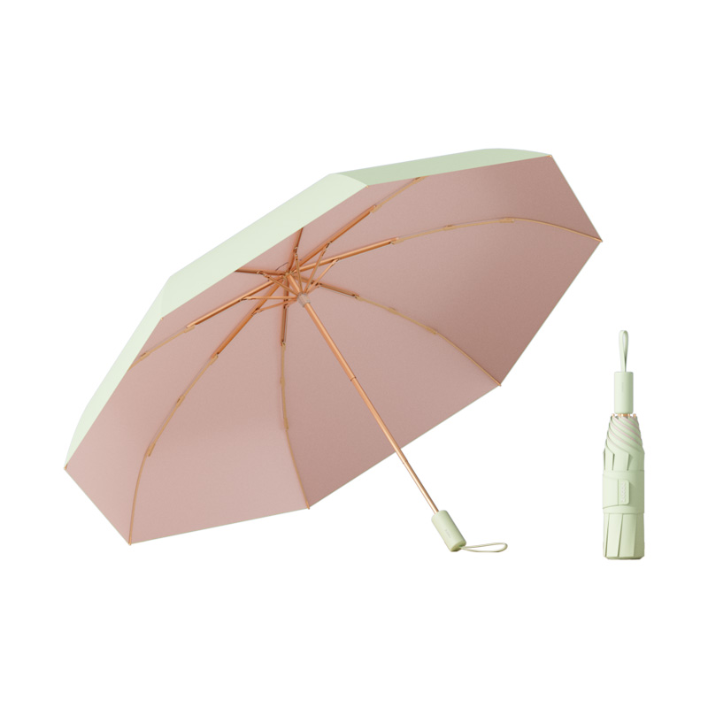 左都（ZUODU） 雨伞 ZD2510 49cm*10骨 三折 西瓜冻冻（单位：把）